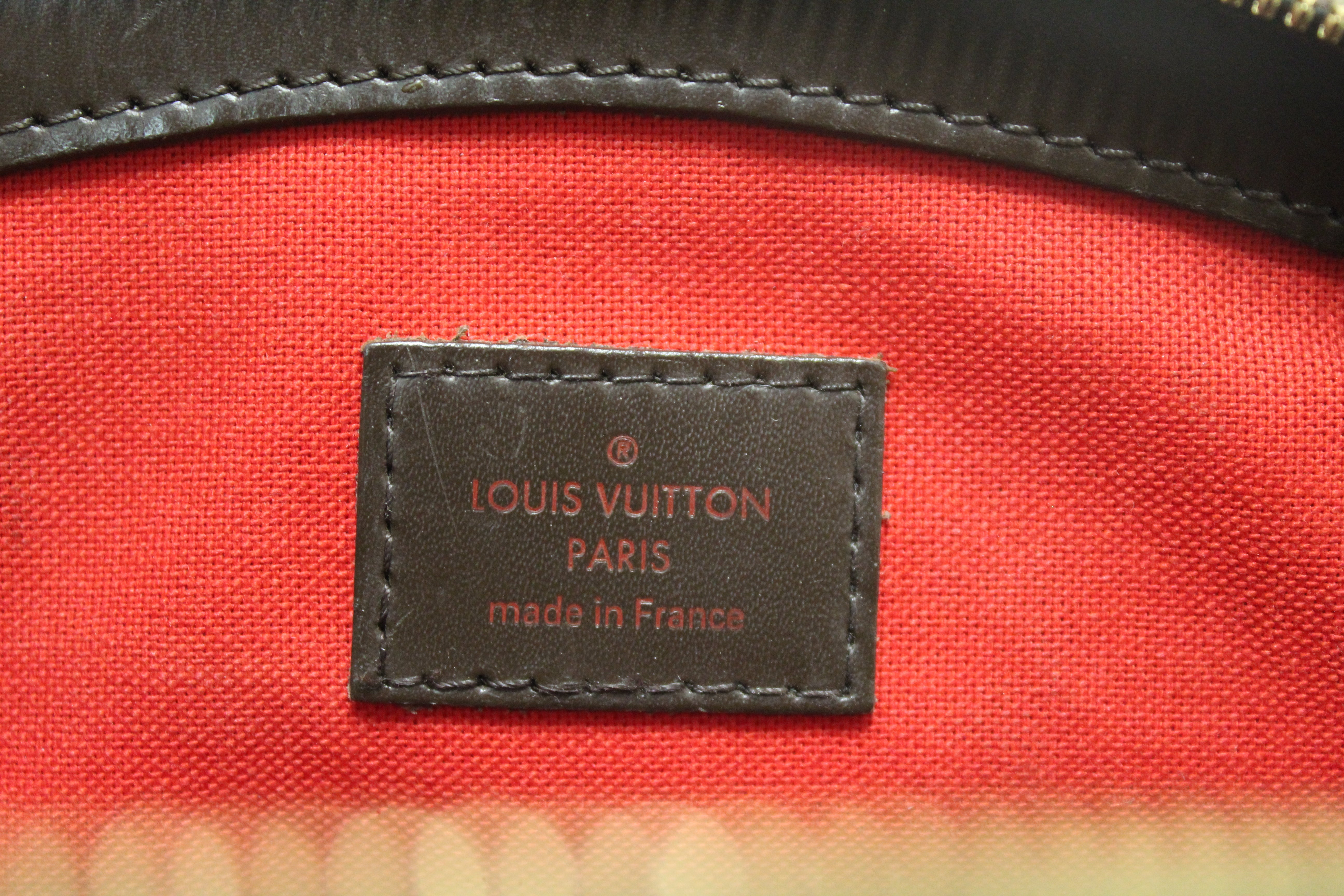 Authentic Louis Vuitton Damier Ebene Verona PM Handbag