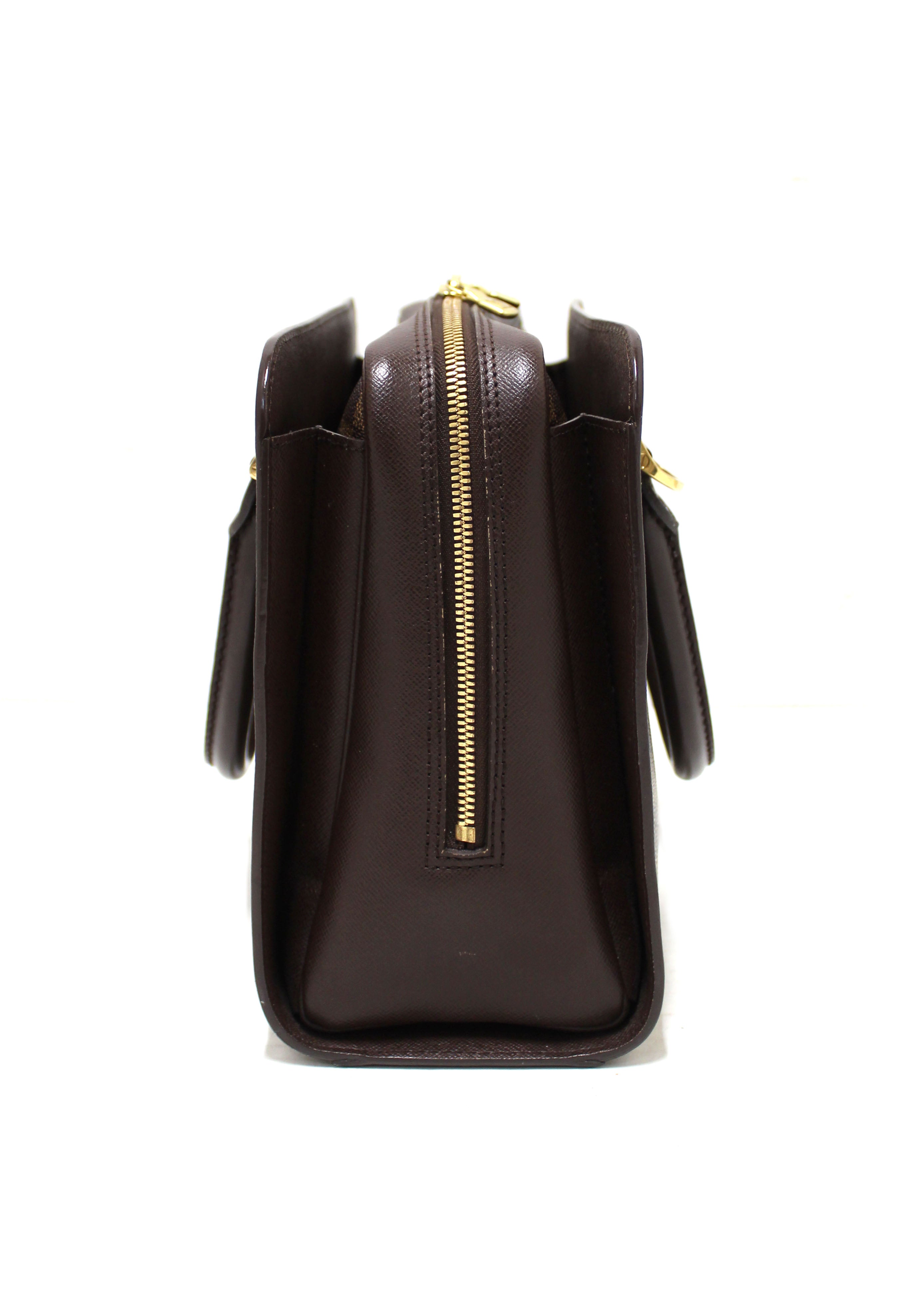 Louis Vuitton Vintage - Damier Ebene Triana - Brown - Damier Canvas and  Calf Leather Handbag - Luxury High Quality - Avvenice