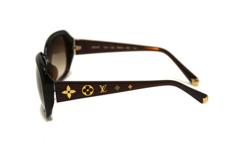 Authentic Louis Vuitton Brown Glitter Obsession Sunglasses