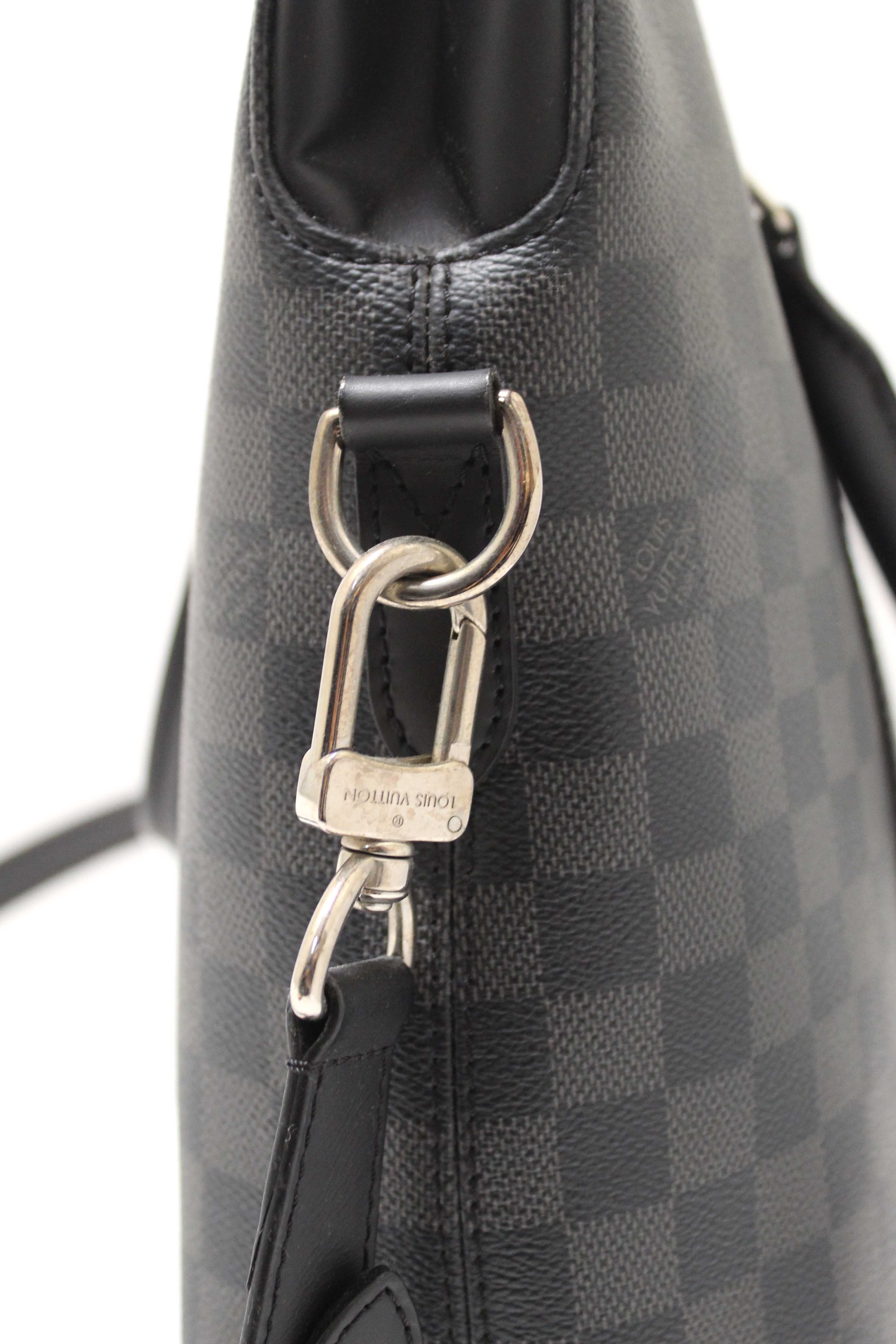 LOUIS VUITTON Anton Briefcase Graphite Damier Graphite
