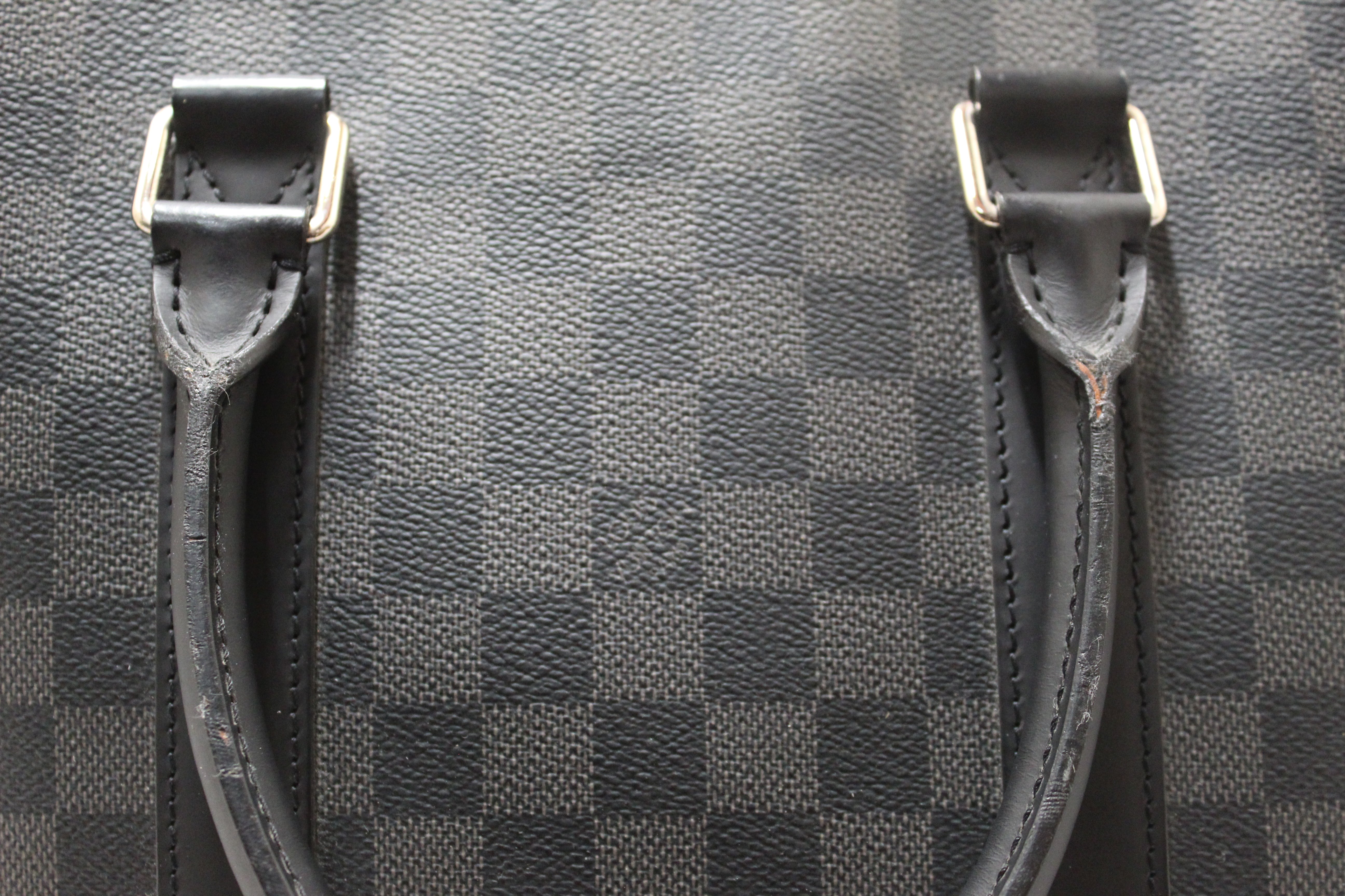 LOUIS VUITTON Anton Briefcase Graphite Damier Graphite