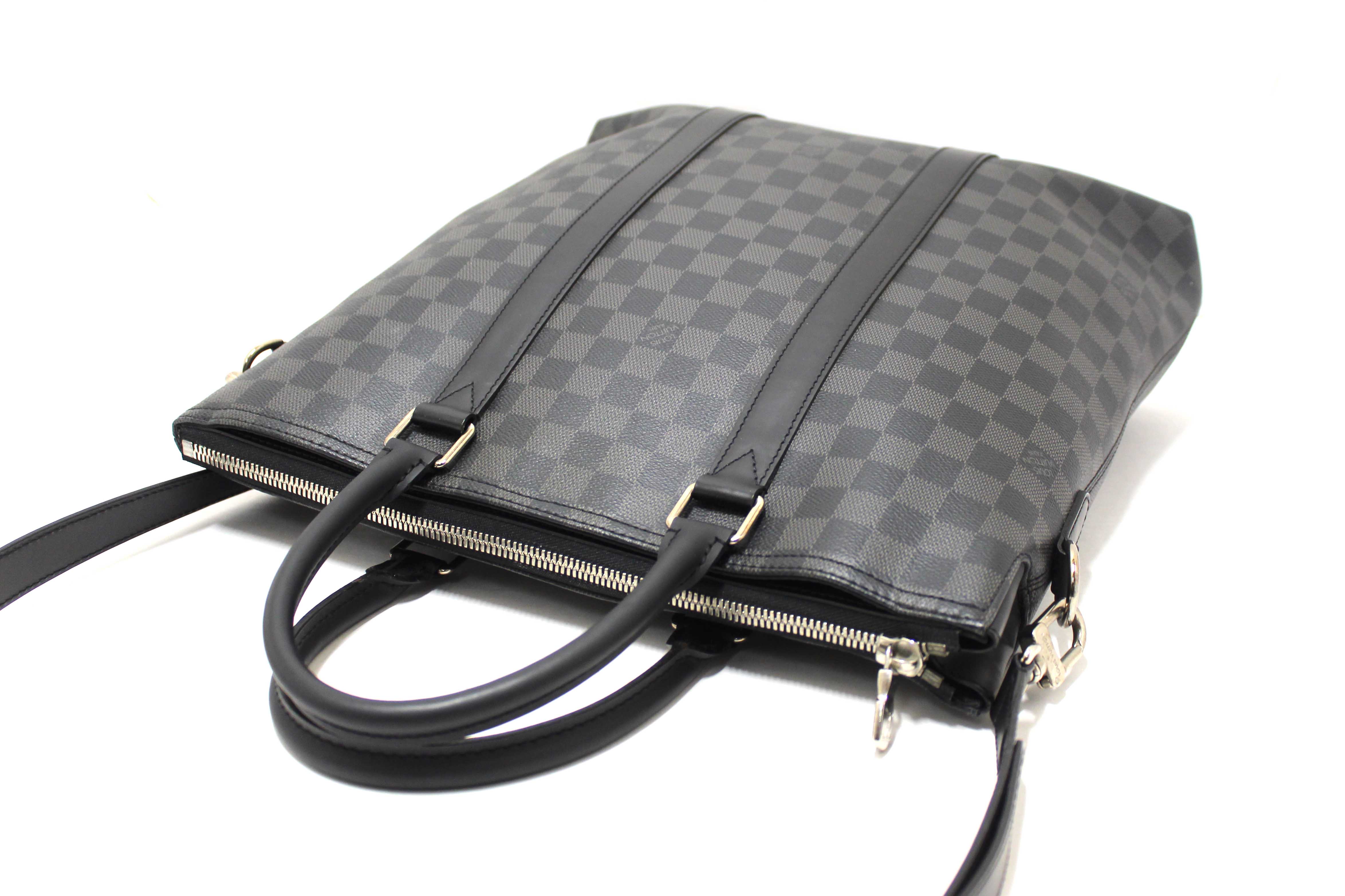 Authentic Louis Vuitton Damier Graphite Anton Tote Bag