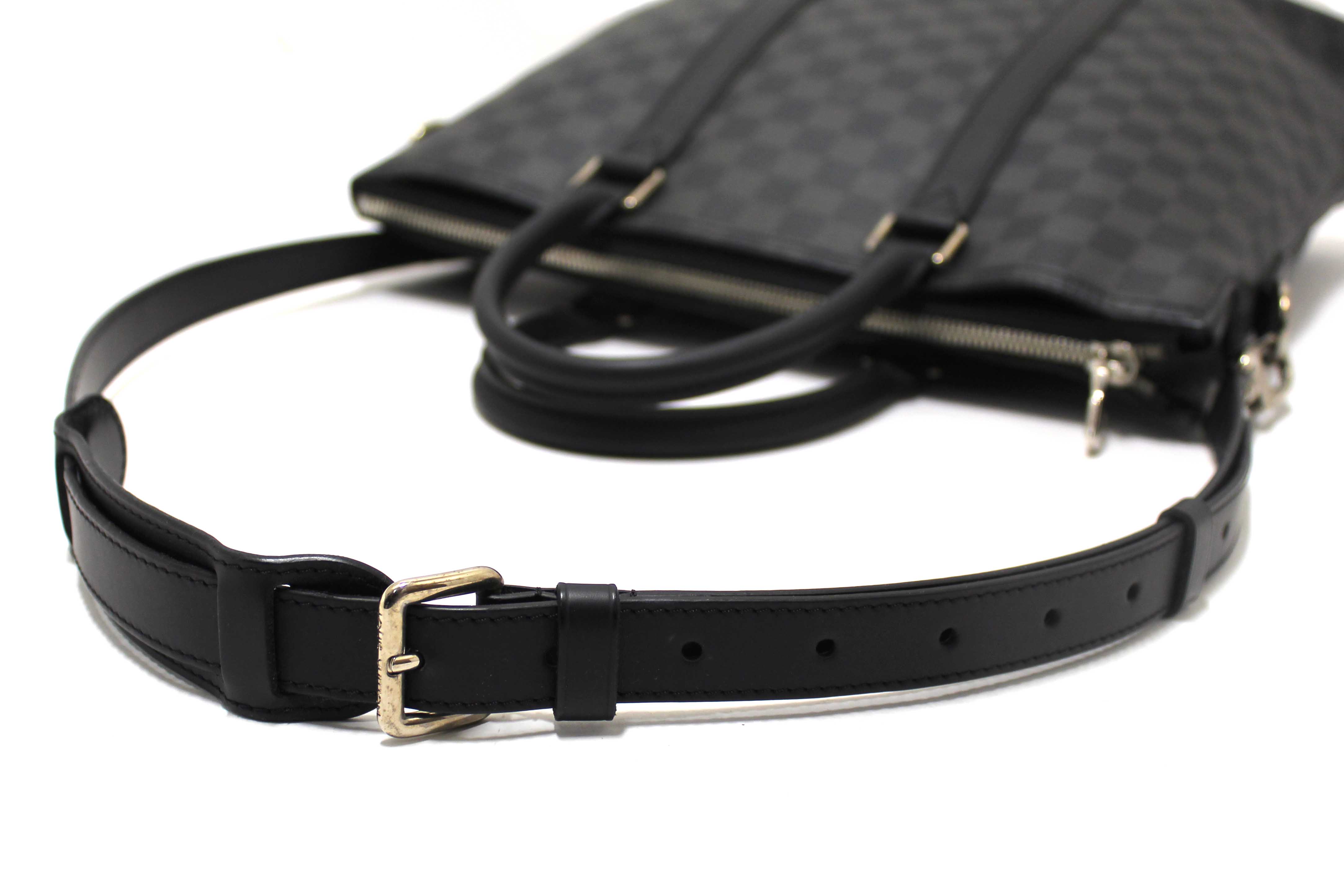 Authentic Louis Vuitton Damier Graphite Anton Tote Bag