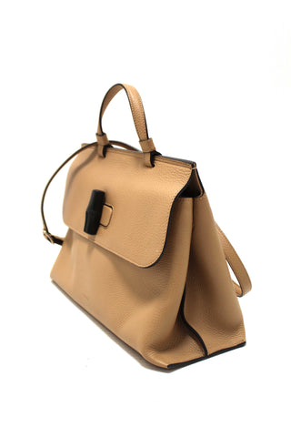 Authentic Gucci Bamboo Daily Top Handle Caramel Handbag