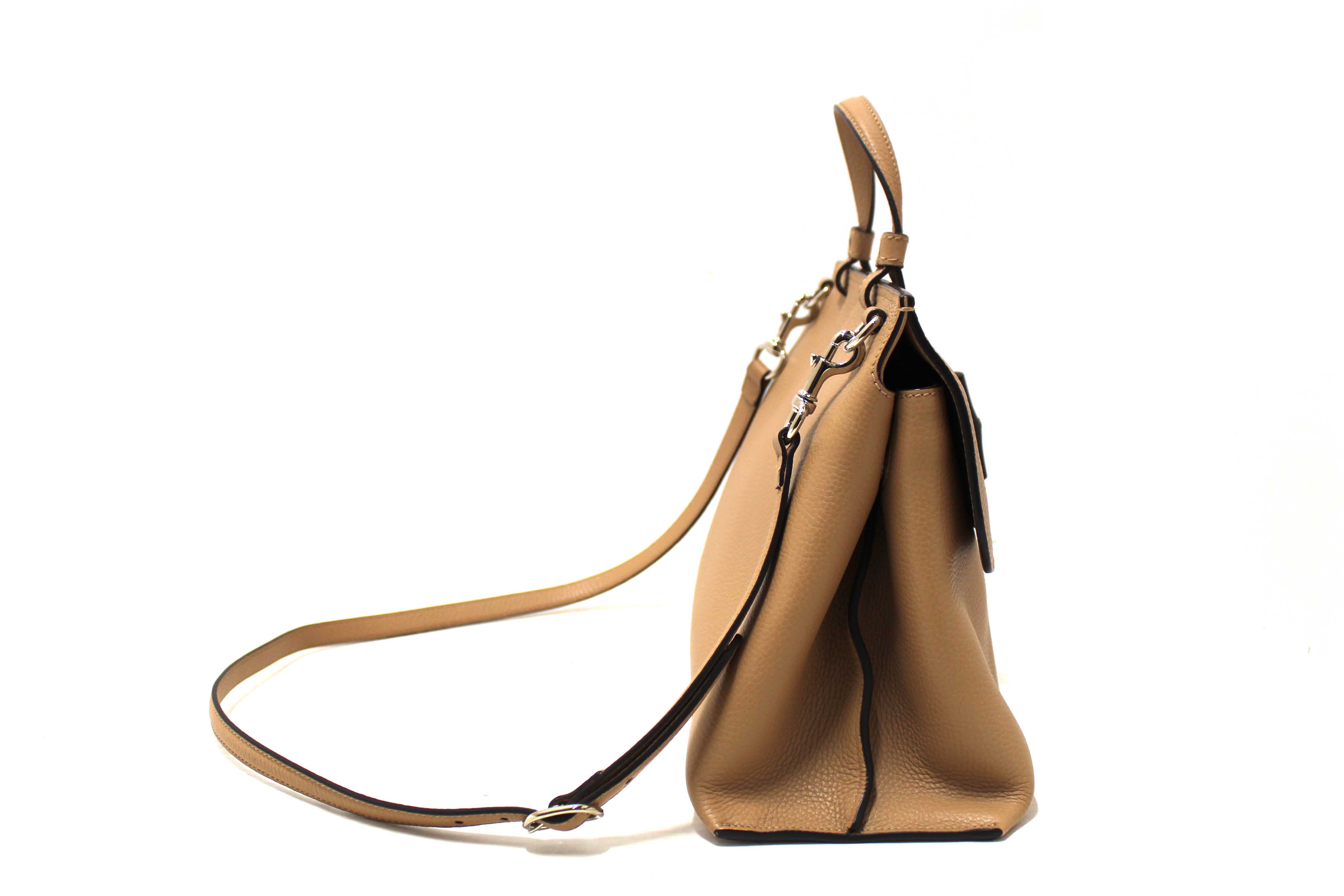 Authentic Gucci Bamboo Daily Top Handle Caramel Handbag