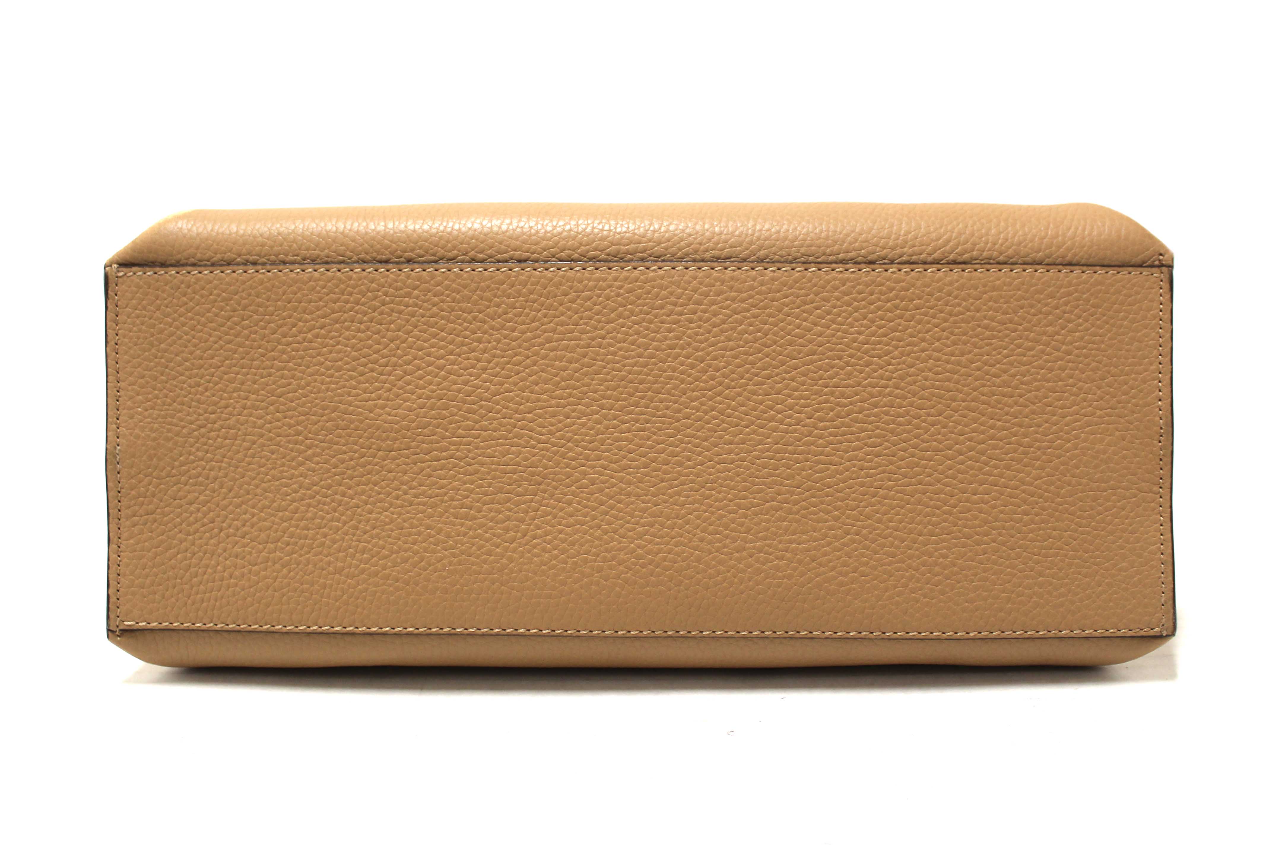 Authentic Gucci Bamboo Daily Top Handle Caramel Handbag