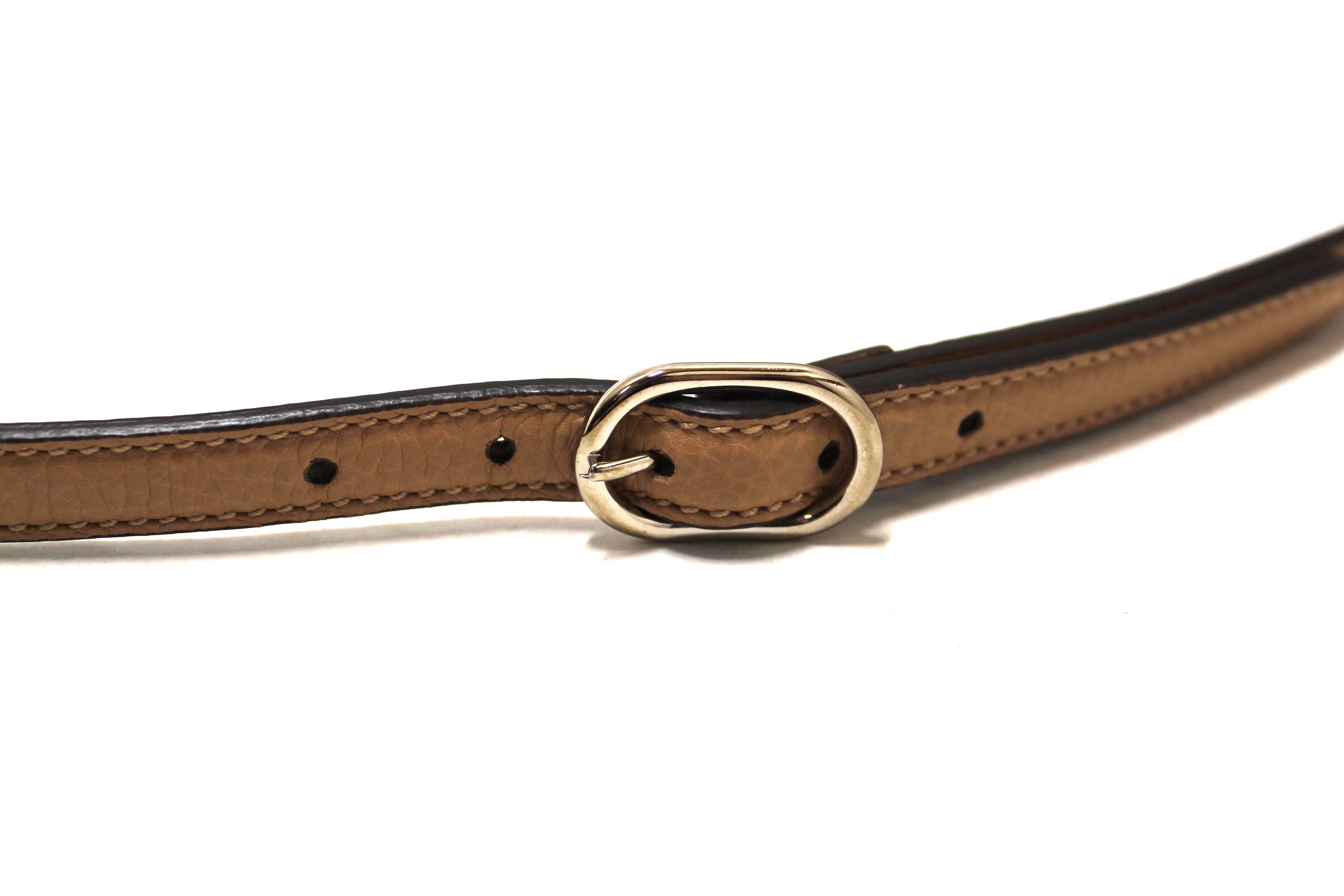 Authentic Gucci Bamboo Daily Top Handle Caramel Handbag