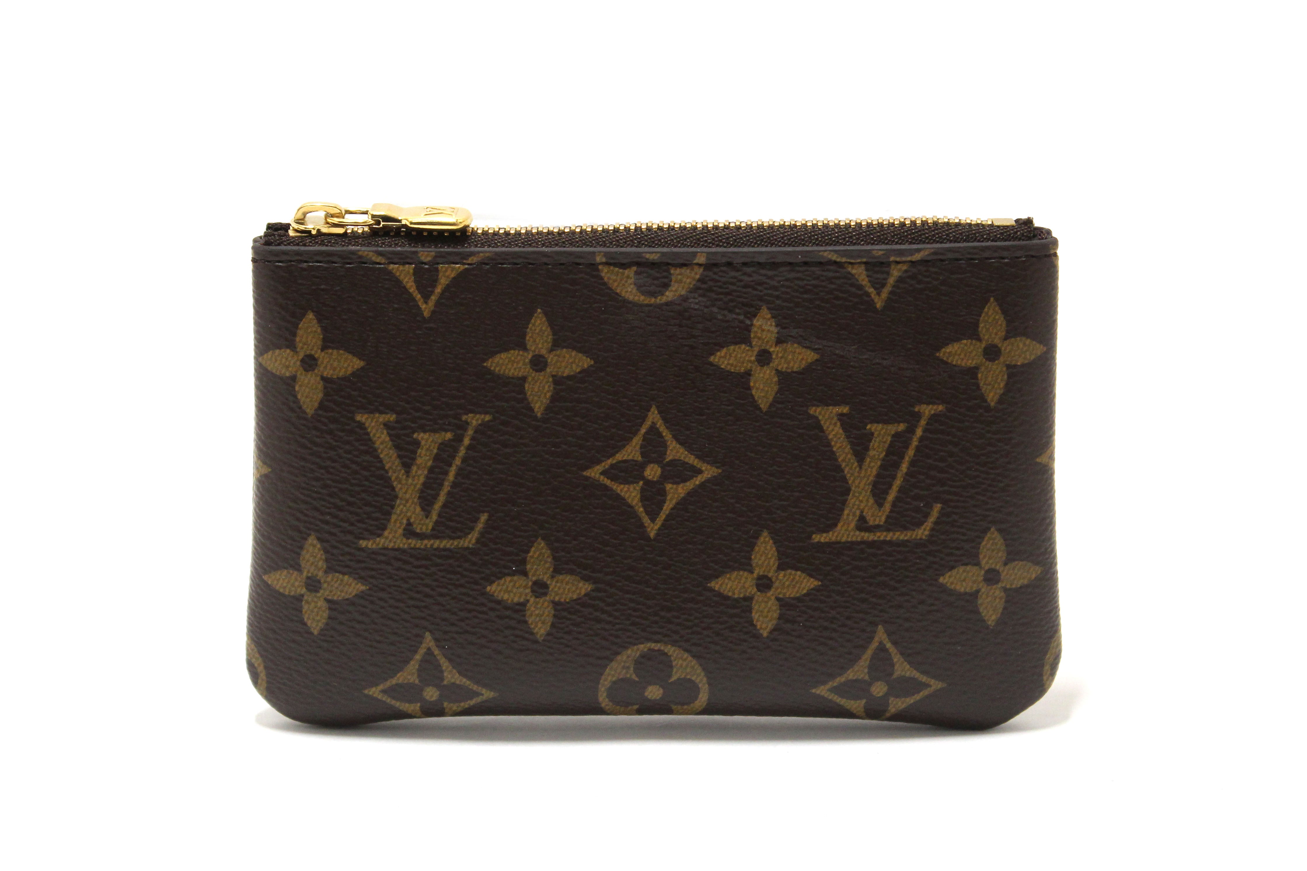 Authentic Louis Vuitton Classic Monogram Key Pouch S