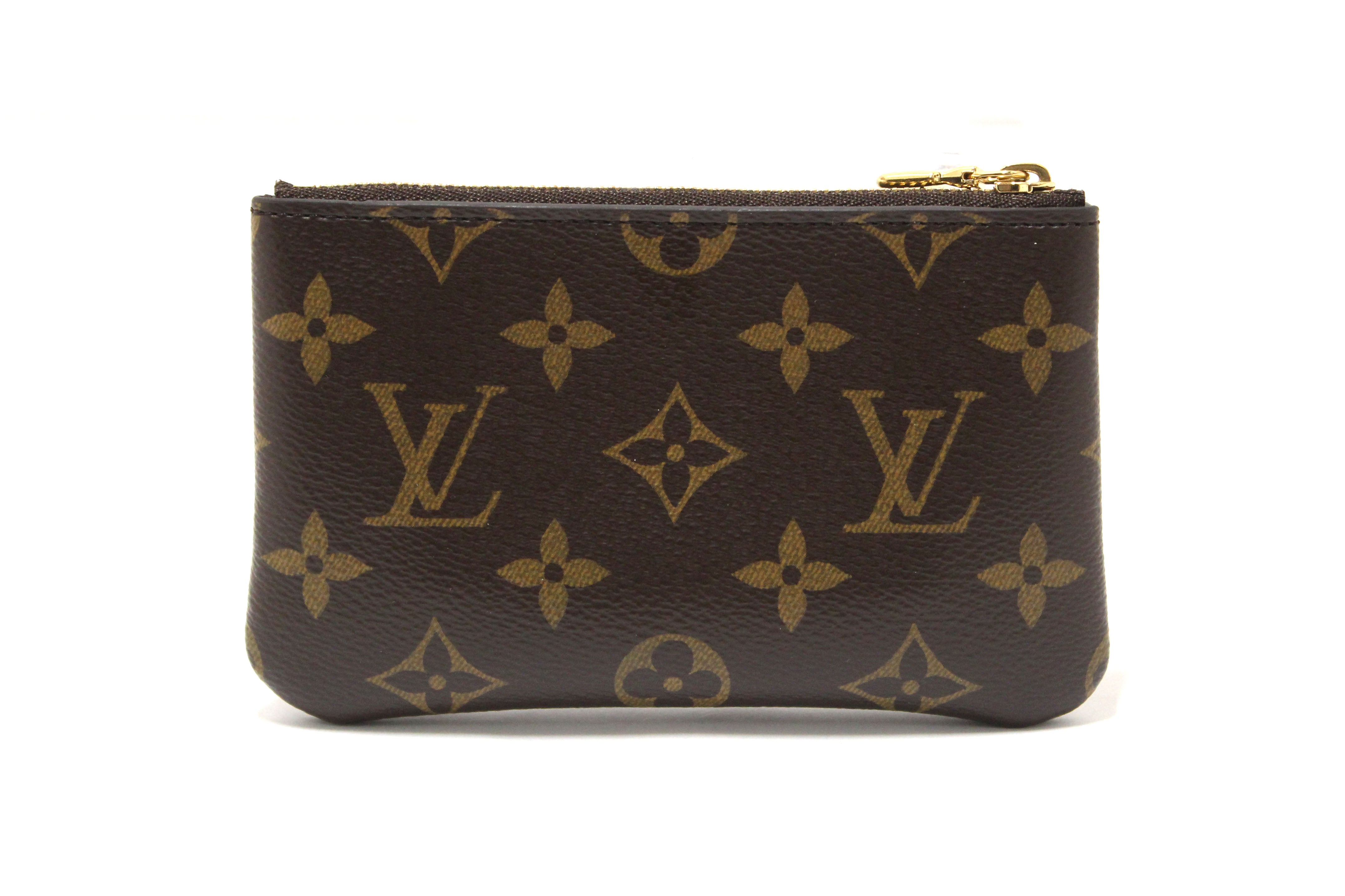 Authentic Louis Vuitton Classic Monogram Key Pouch S