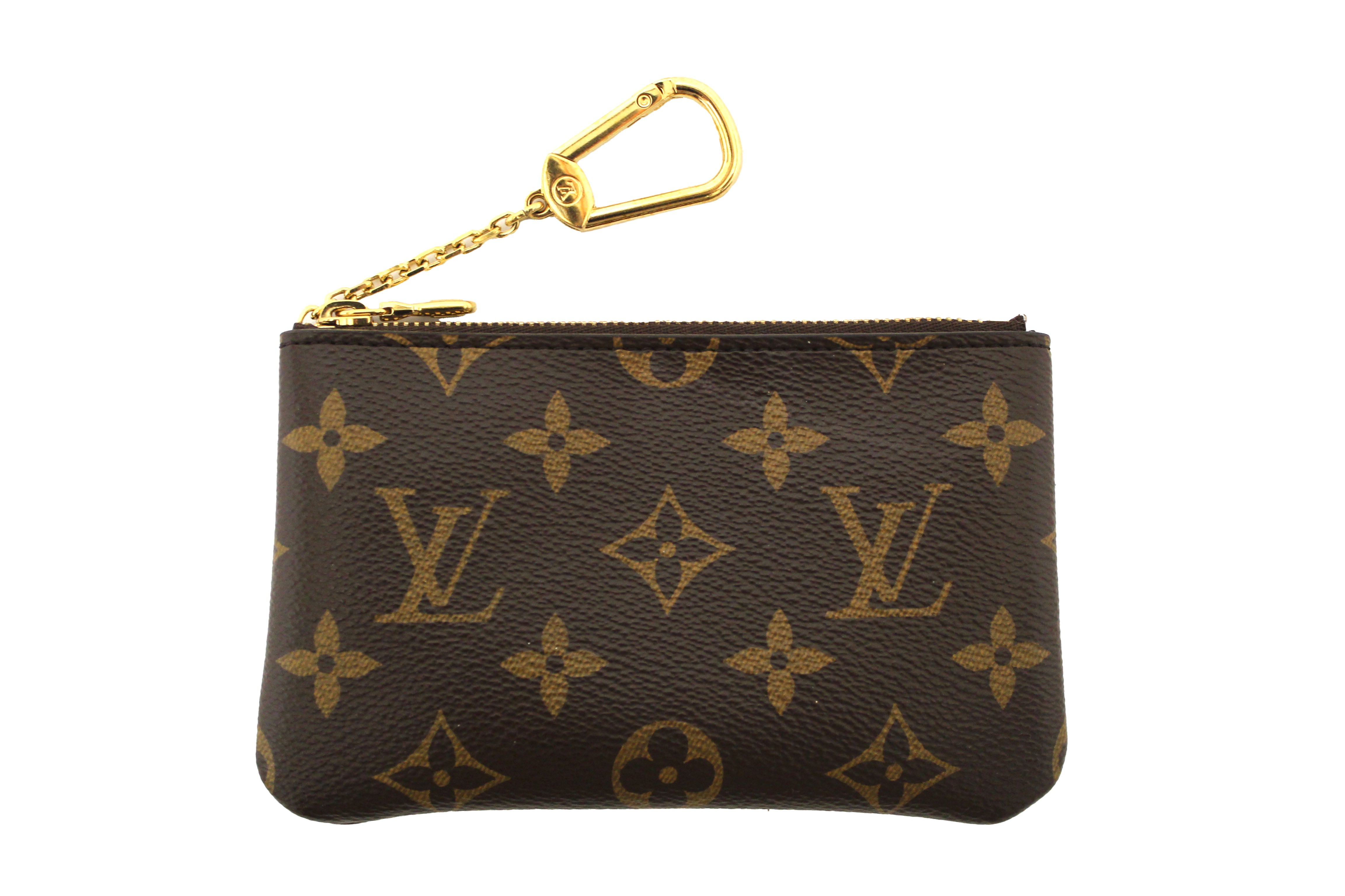 Authentic Louis Vuitton Classic Monogram Key Pouch S