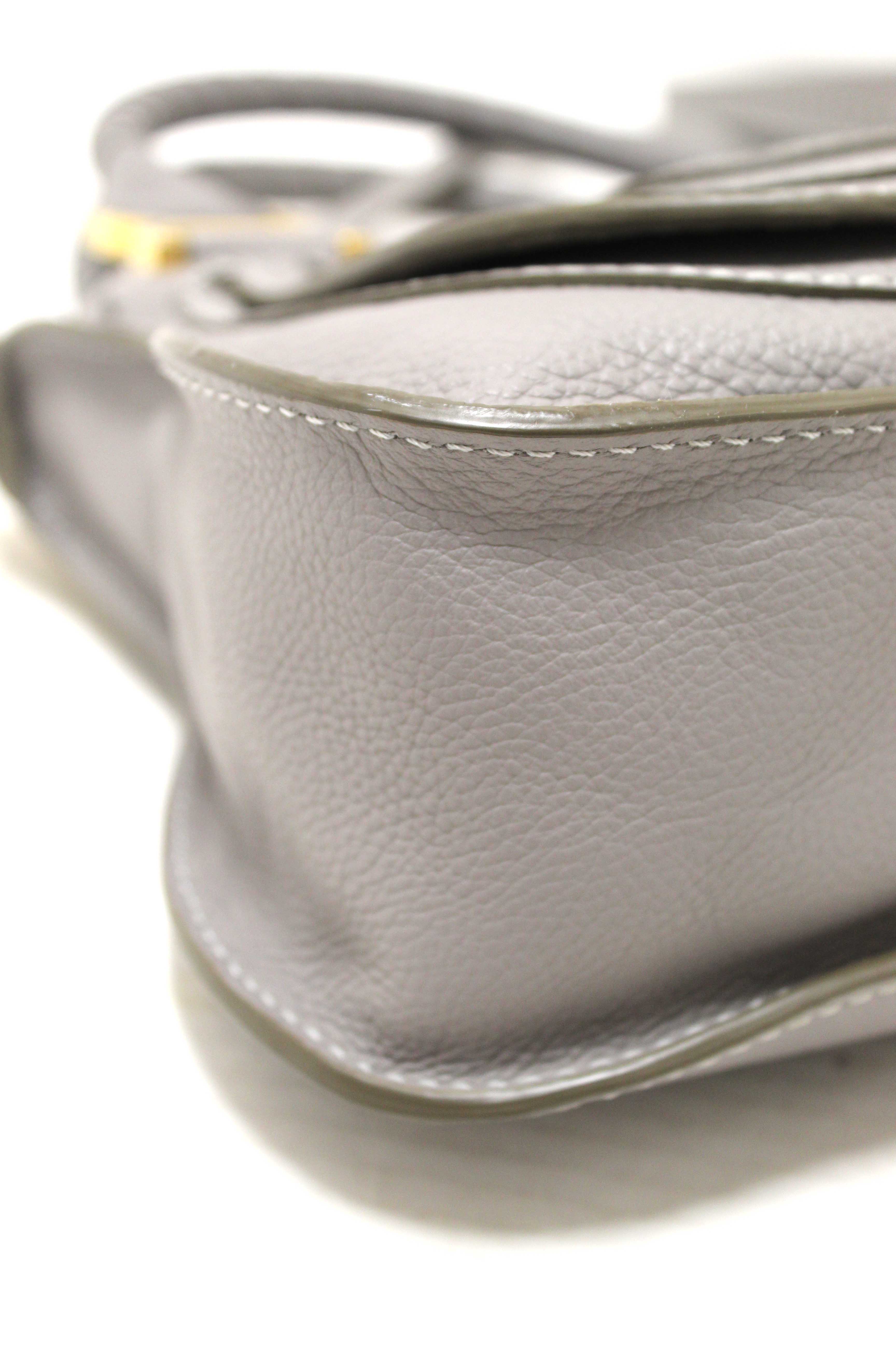 Authentic Chloe Grey Small Marcie Satchel Handbag