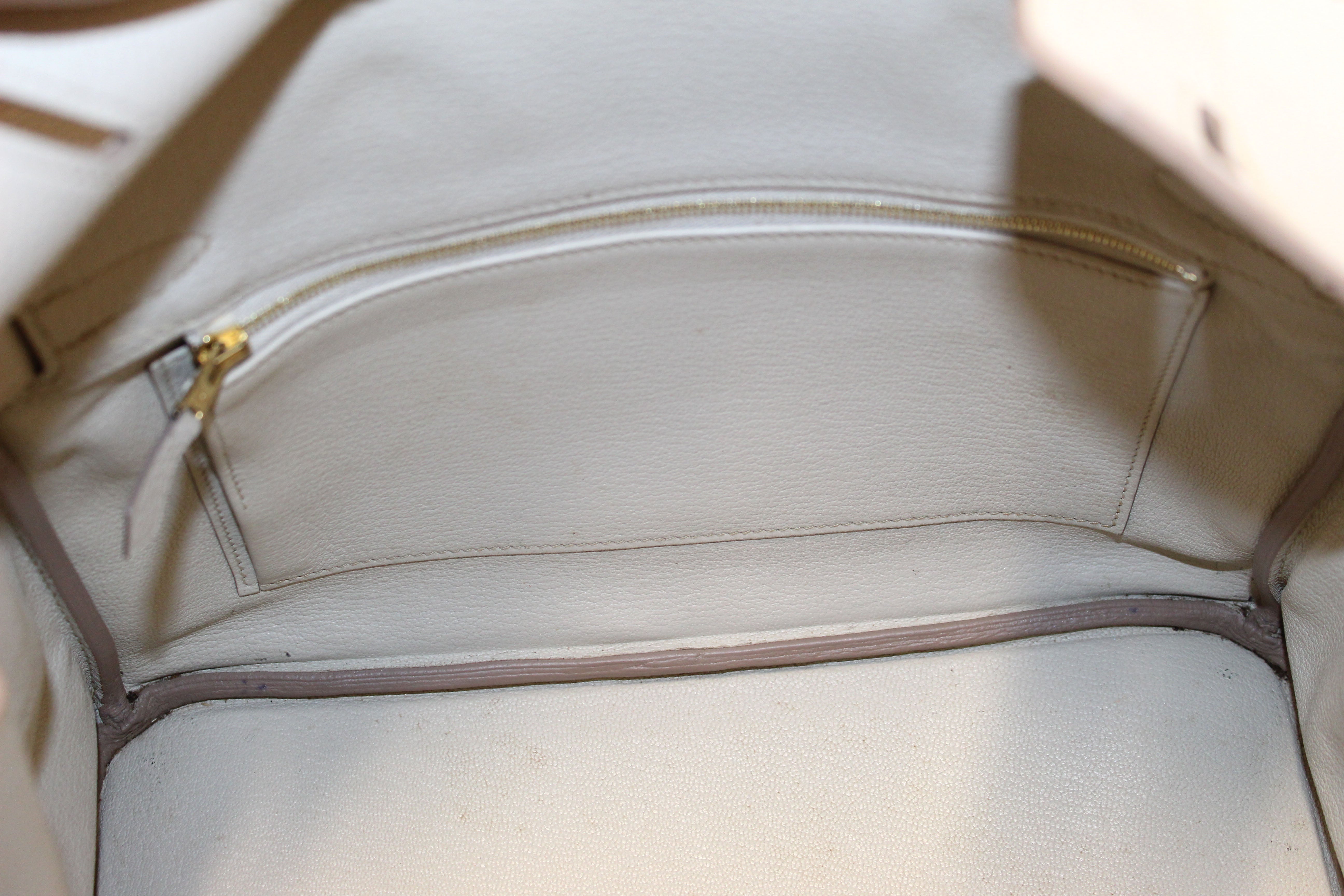 Authentic Hermes Gris Perle Togo Leather Birkin 30 Handbag