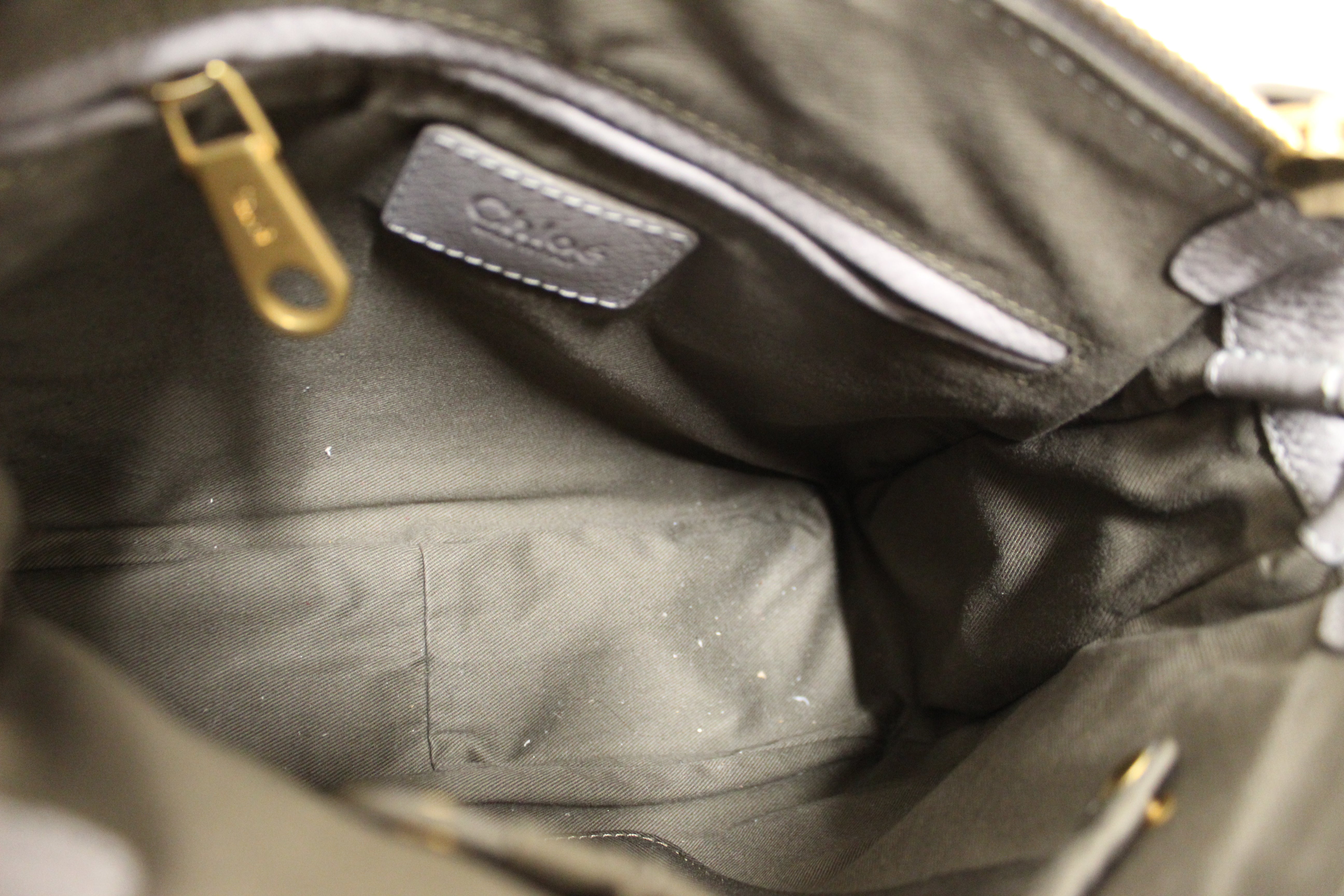 Authentic Chloe Grey Small Marcie Satchel Handbag