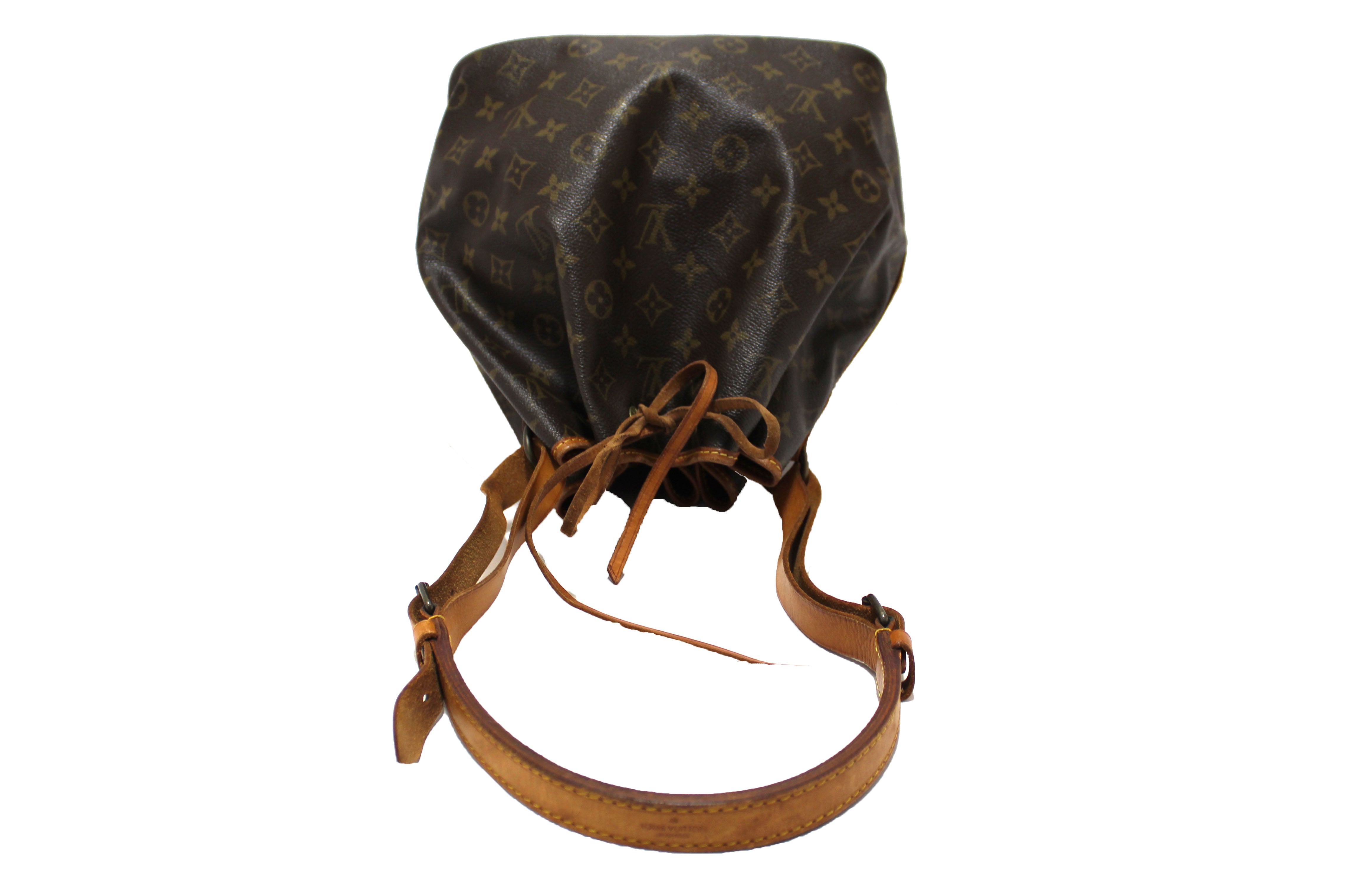 Authentic Louis Vuitton Classic Monogram Vintage Noe Drawstring Shoulder Bag