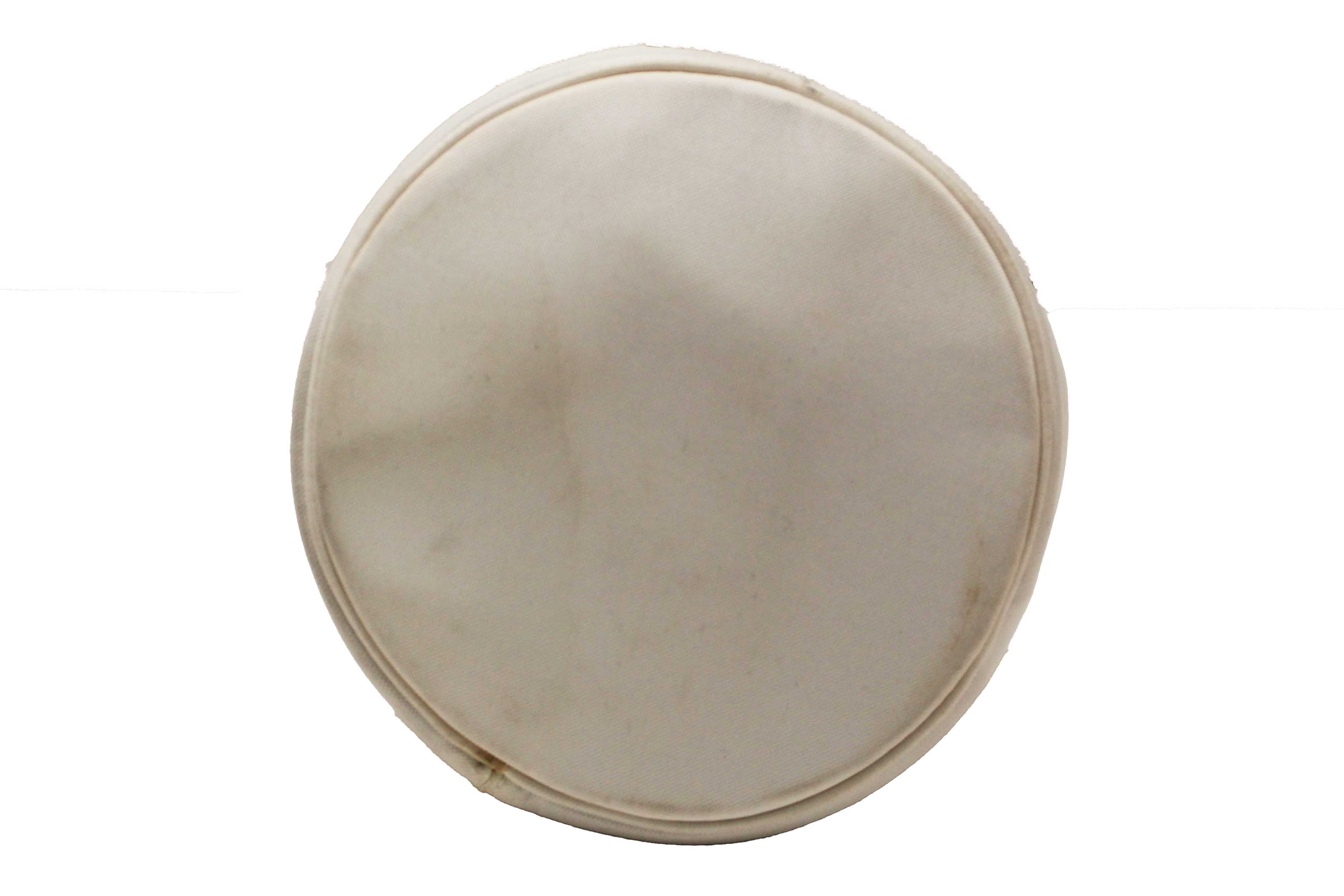 Authentic Balenciaga White Nylon XS Wheel Drawstring Bucket Bag