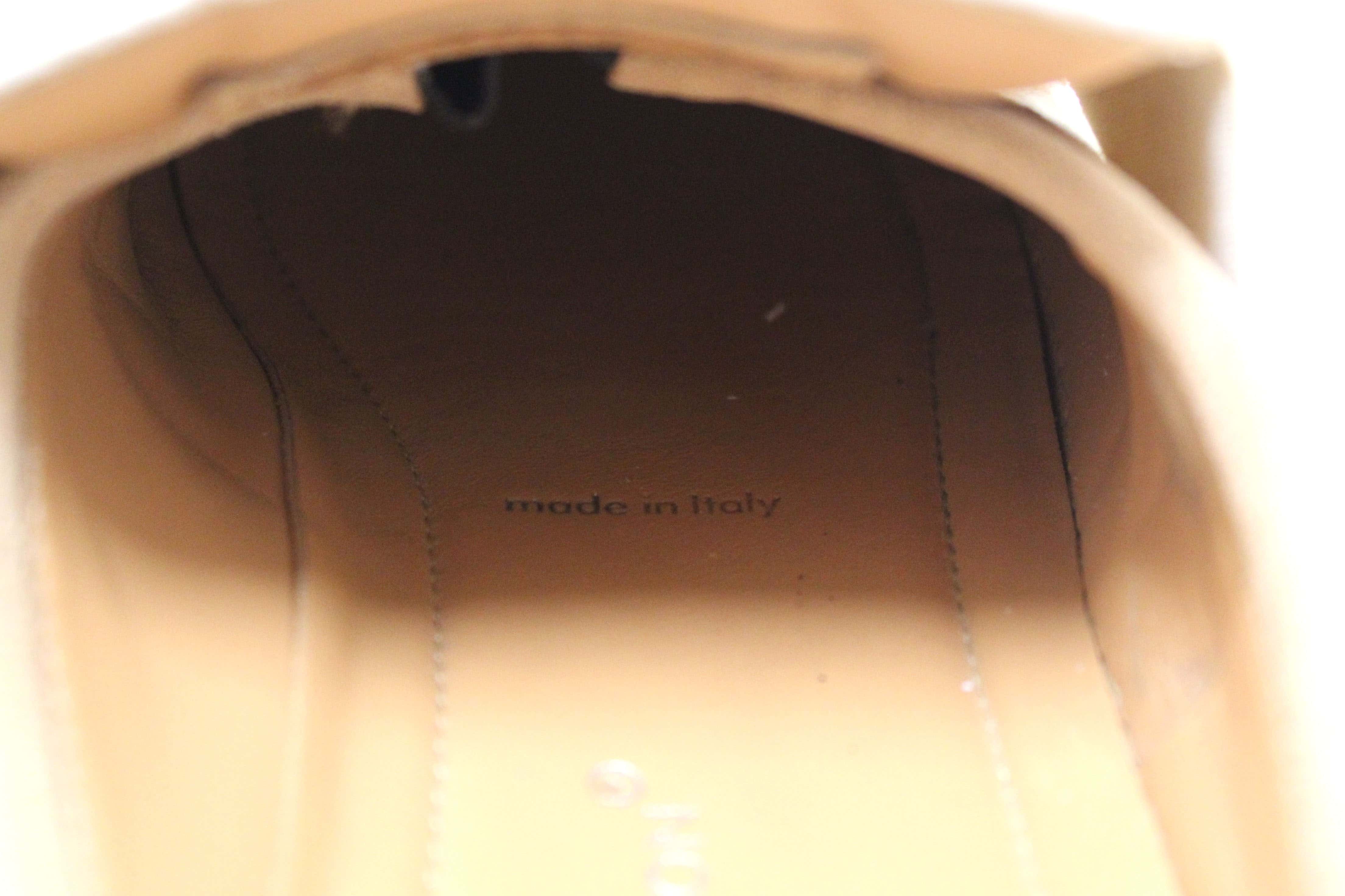 Authentic Louis Vuitton Beige Calfskin and Suede Monogram Open Back Sneakers size 39