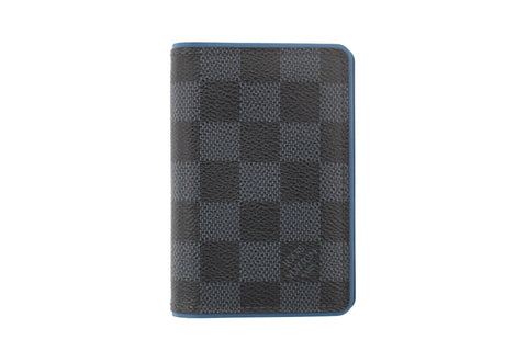 Authentic Louis Vuitton Damier Graphite Canvas Pocket Organizer