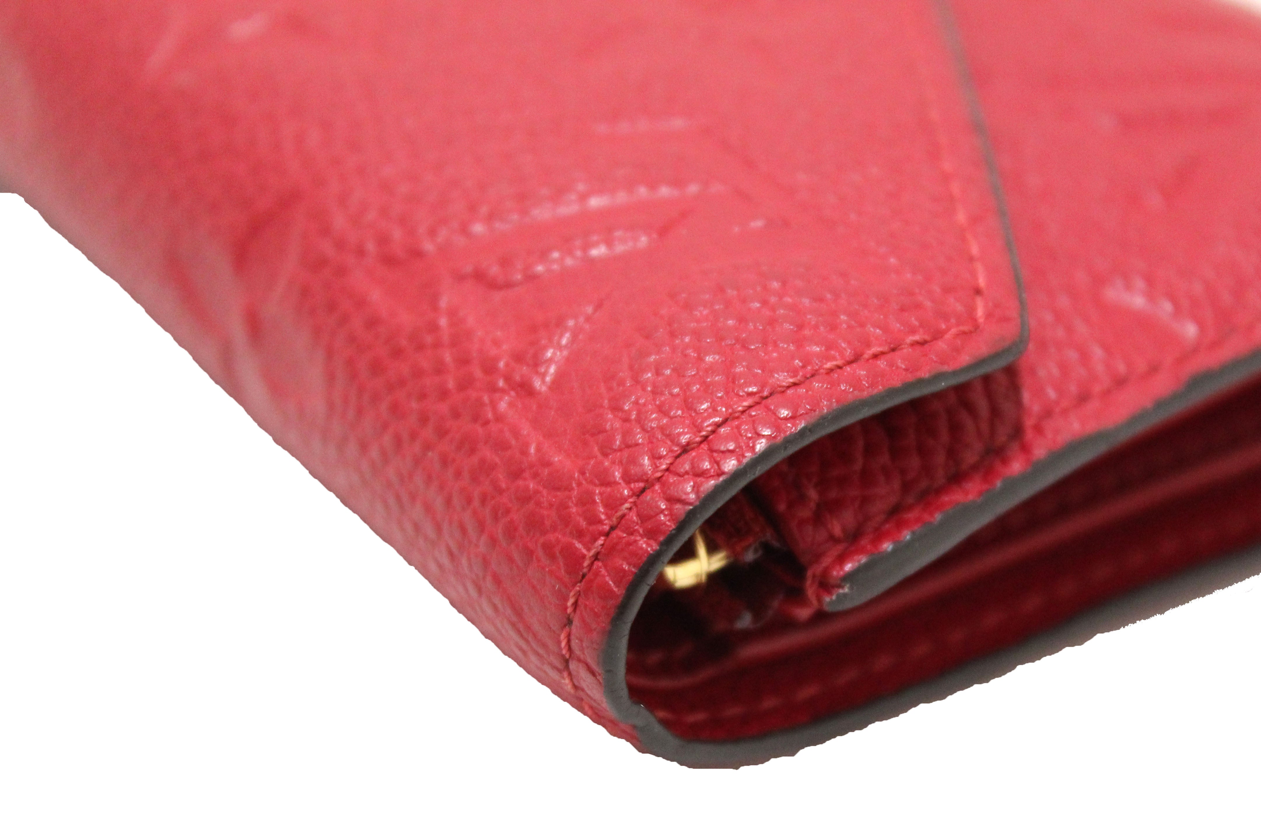 Louis Vuitton Compact Victorine Wallet Monogram Empreinte Leather