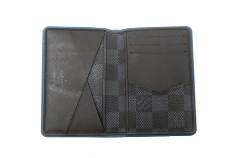 Authentic Louis Vuitton Damier Graphite Canvas Pocket Organizer
