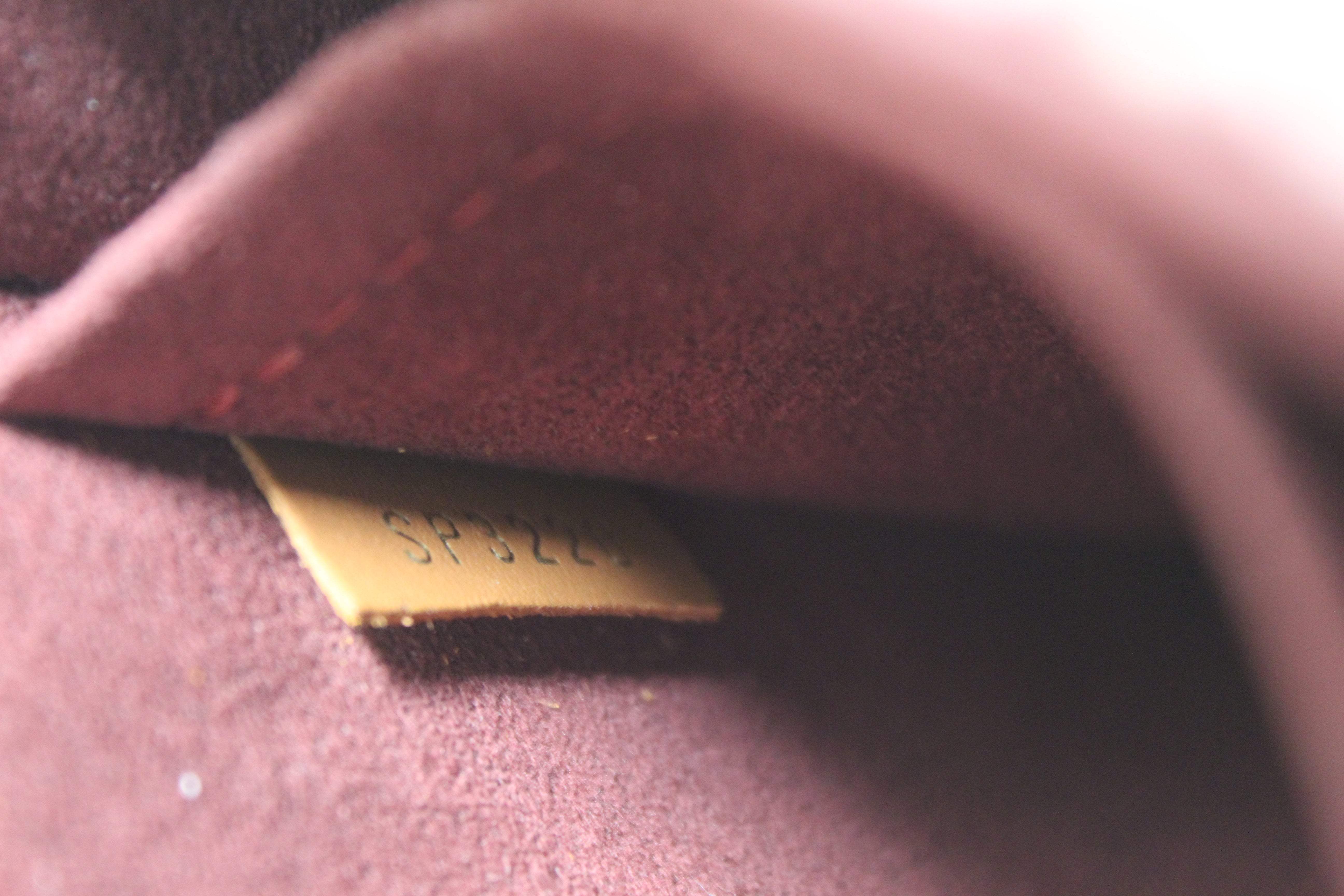 Authentic Louis Vuitton Red Jacquard Since 1854 Petit Sac Plat Bag