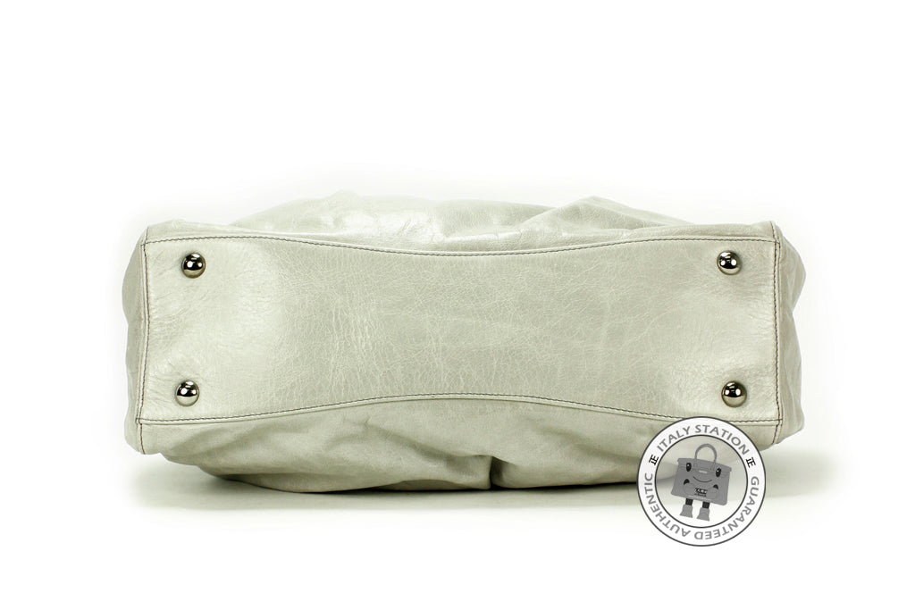 MIU MIU Miu Miu RN0819 US0 Vitello Shine Shopping Nube / F0424 Calfski | Italystation.com - Shop Now at italystation.com