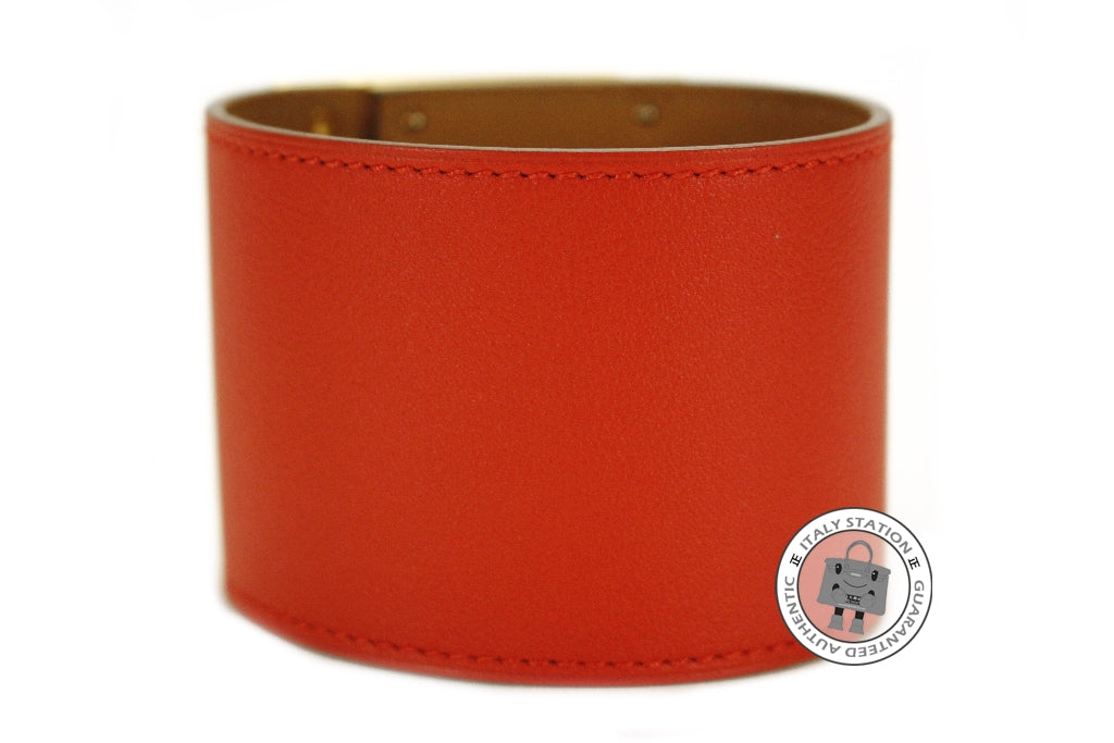 HERMES Hermes Extreme Capucine / CC9T Swift S Bracelet Ghw | Italystation.com - Shop Now at italystation.com