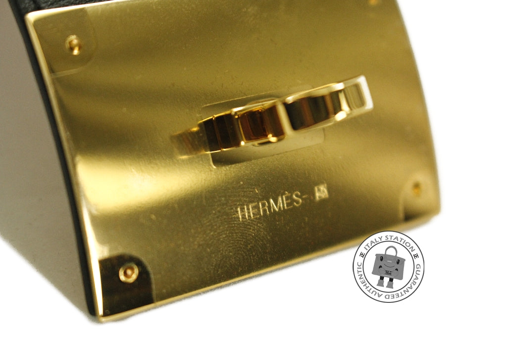 HERMES Hermes Extreme Black / CC89 Chamonix S Bracelet Ghw | Italystation.com - Shop Now at italystation.com