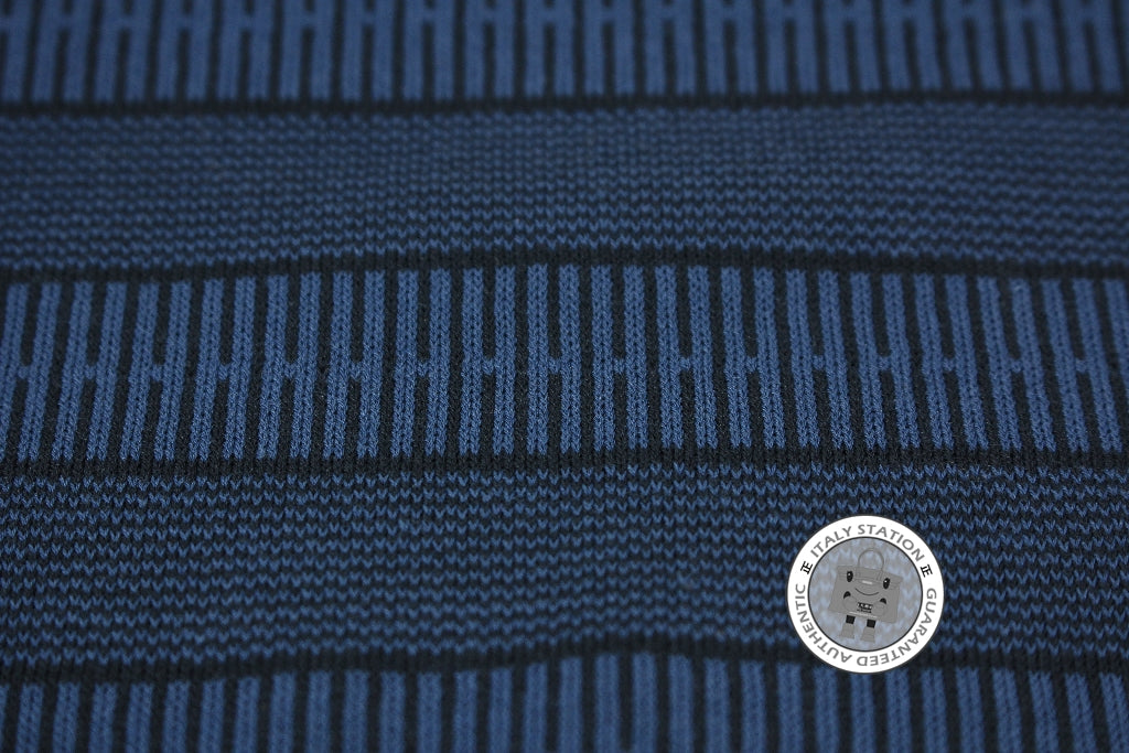 HERMES Hermes 437425HA Marine / 01 Cotton XL T-shirts | Italystation.com - Shop Now at italystation.com