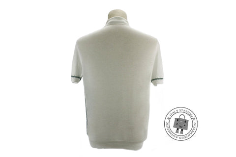 Hermes 437370HA Polo Manches Courtes Emeraude / 47 Cotton M Polo Shirts