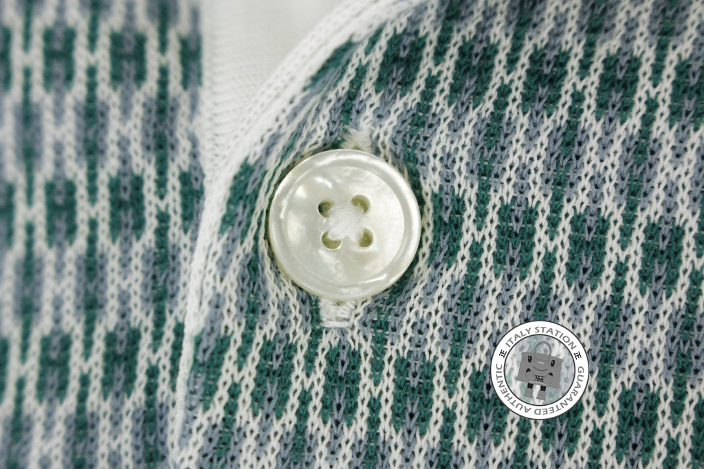 HERMES Hermes 437370HA Polo Manches Courtes Emeraude / 47 Cotton M Pol | Italystation.com - Shop Now at italystation.com