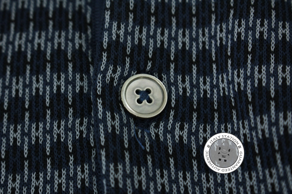 HERMES Hermes 437370HA Polo Manches Courtes Ocean / 07 Cotton L Polo S | Italystation.com - Shop Now at italystation.com