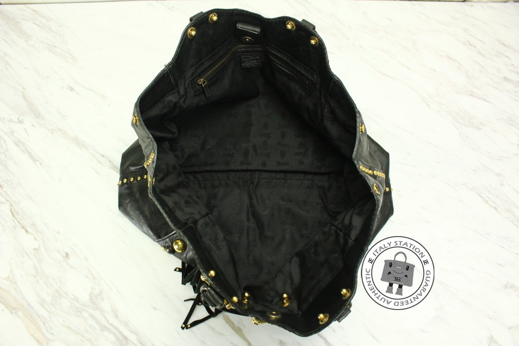 GUCCI Gucci 207301 Black Leather Tote Bag Ghw | Italystation.com - Shop Now at italystation.com