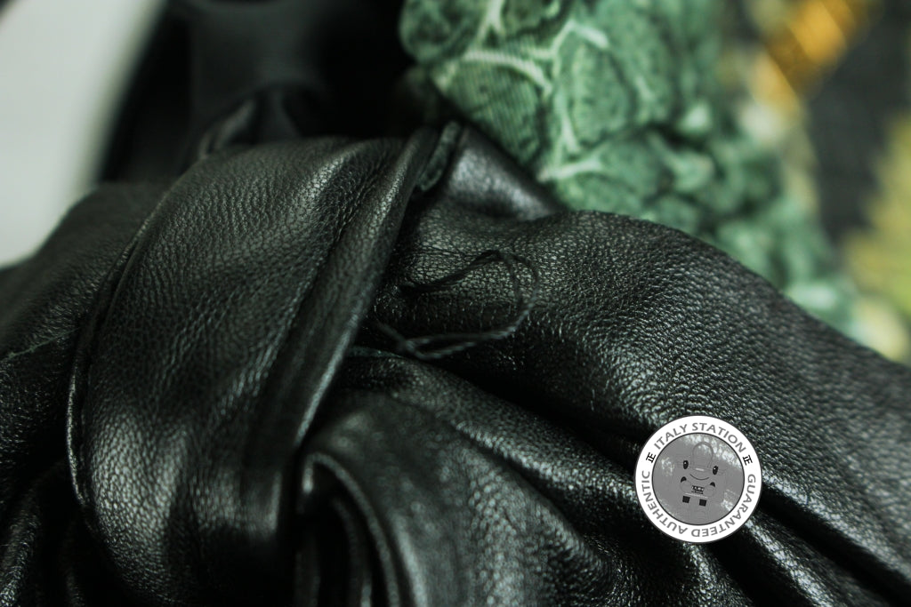 PRADA Prada Snake Print Black Canvas Tote Bag Ghw | Italystation.com - Shop Now at italystation.com