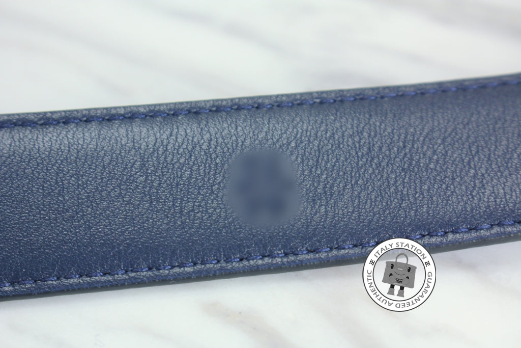 PRADA Prada 1C5718 053  Saffiano Cinture Fibbia Oro 2.5 CM Bluette / F | Italystation.com - Shop Now at italystation.com