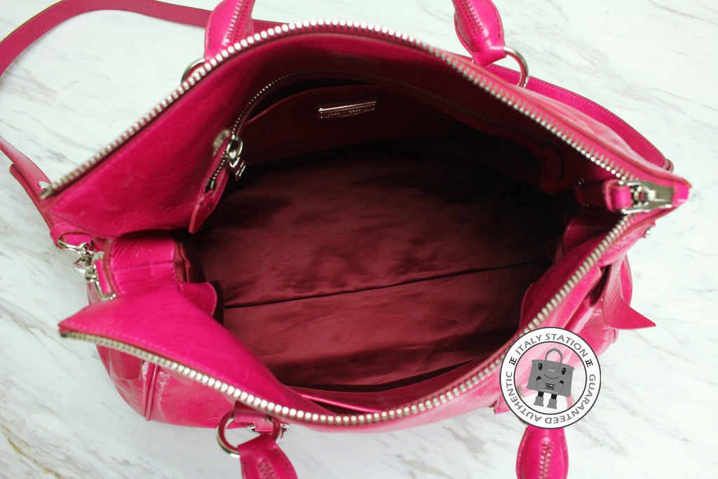 MIU MIU Miu Miu RT0365 X72 Vitello Lux  Bauletto Fuxia / F0029  Calfsk | Italystation.com - Shop Now at italystation.com