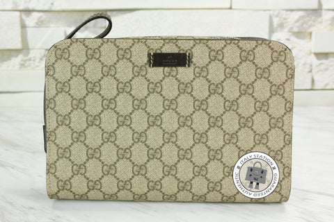 GUCCI Gucci 201755 Kgdhg Brown / 9643 Guccissima Clutch Ghw | Italystation.com - Shop Now at italystation.com