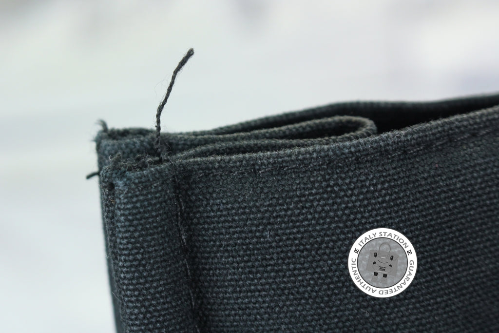 HERMES Hermes Herline Black Canvas Small Tote Bag Phw | Italystation.com - Shop Now at italystation.com