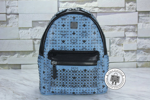 MCM Mcm Mmk 5SVE96 Stark Special Denim / LE001  Pvc Small Backpacks Sh | Italystation.com - Shop Now at italystation.com