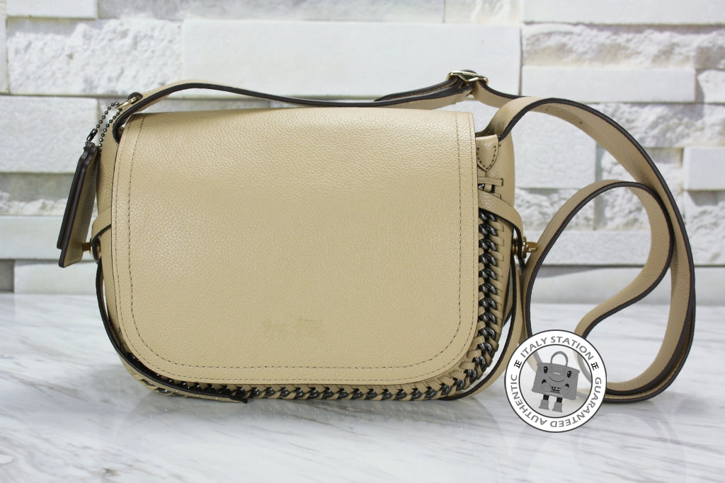 COACH Coach 34397 Mini Dakotah Crossbody IN Whiplash Leather Nude Leat | Italystation.com - Shop Now at italystation.com