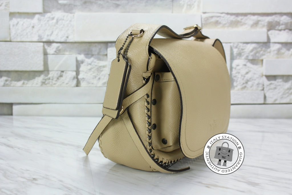 COACH Coach 34397 Mini Dakotah Crossbody IN Whiplash Leather Nude Leat | Italystation.com - Shop Now at italystation.com