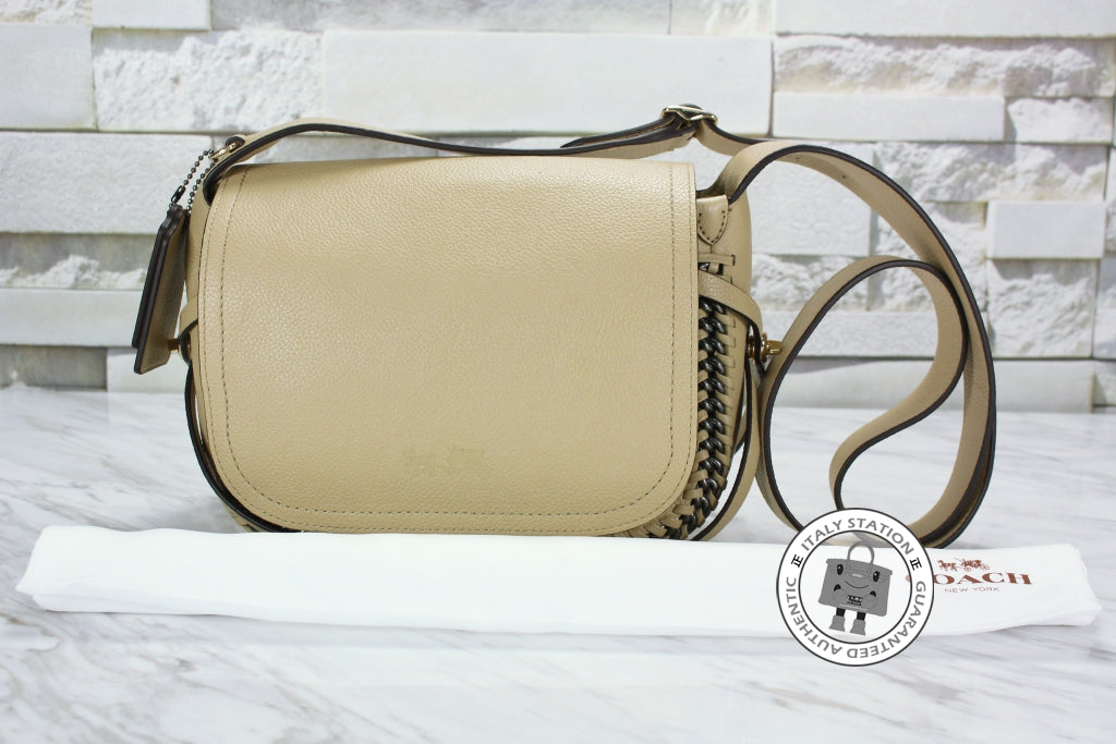 COACH Coach 34397 Mini Dakotah Crossbody IN Whiplash Leather Nude Leat | Italystation.com - Shop Now at italystation.com