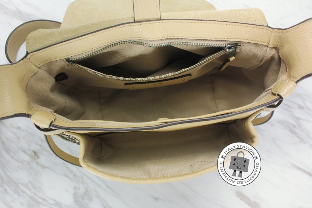 COACH Coach 34397 Mini Dakotah Crossbody IN Whiplash Leather Nude Leat | Italystation.com - Shop Now at italystation.com