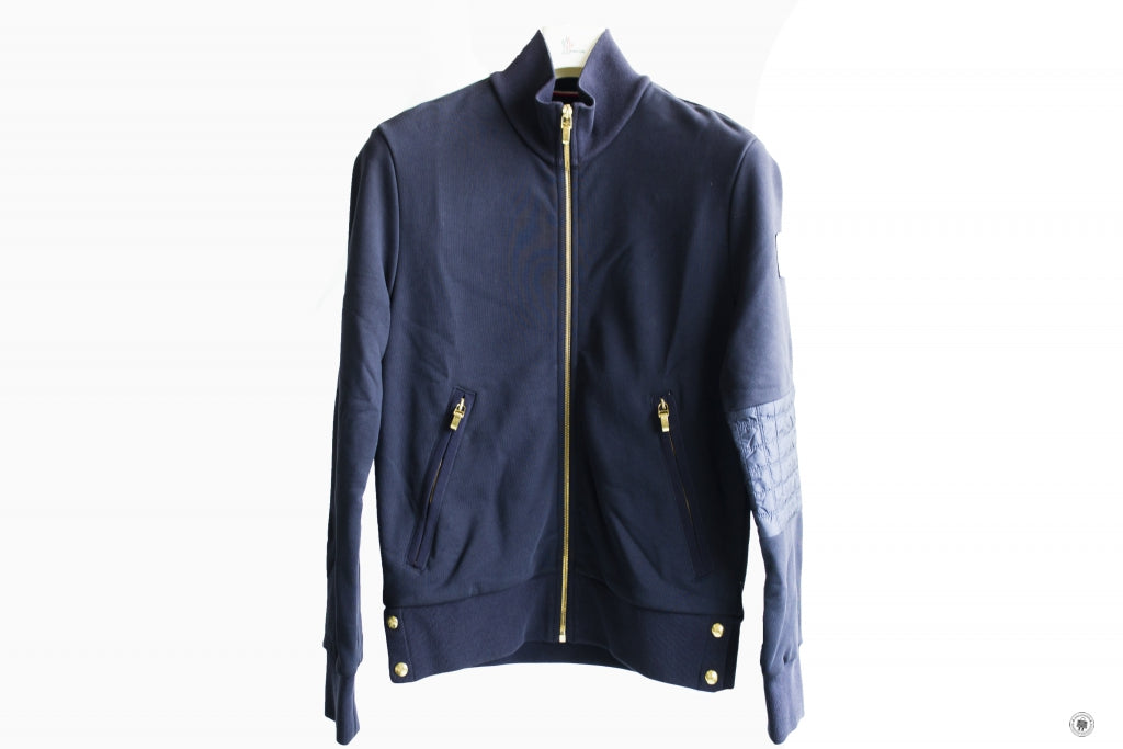 MONCLER Moncler 84067/00-80331 Zipped Cotton Jacket Blue / 778 S Jacke | Italystation.com - Shop Now at italystation.com