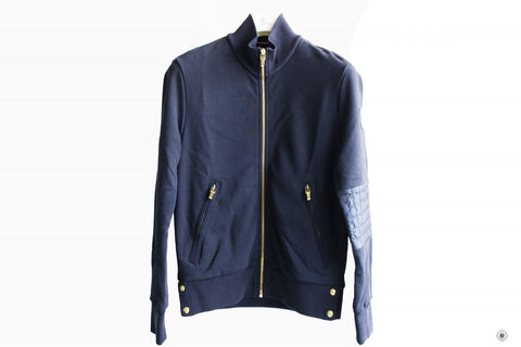 MONCLER Moncler 84067/00-80331 Zipped Cotton Jacket Blue / 778 S Jacke | Italystation.com - Shop Now at italystation.com