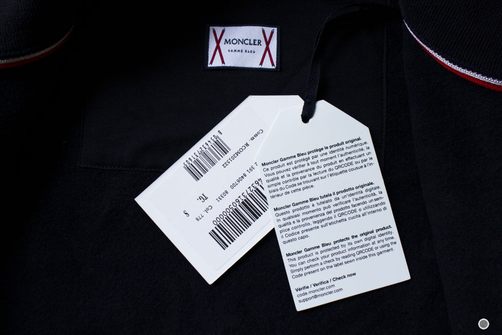 MONCLER Moncler 84067/00-80331 Zipped Cotton Jacket Blue / 778 S Jacke | Italystation.com - Shop Now at italystation.com