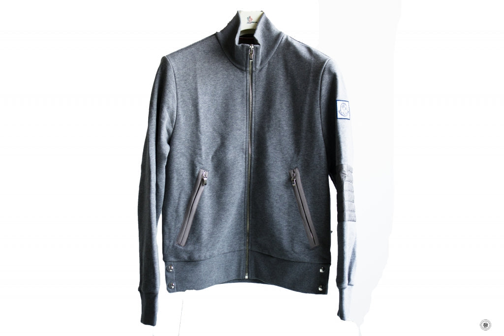 MONCLER Moncler 84067/00-80331 Zipped Cotton Jacket Grey / 983 M Jacke | Italystation.com - Shop Now at italystation.com