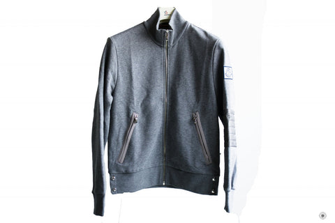MONCLER Moncler 84067/00-80331 Zipped Cotton Jacket Grey / 983 M Jacke | Italystation.com - Shop Now at italystation.com