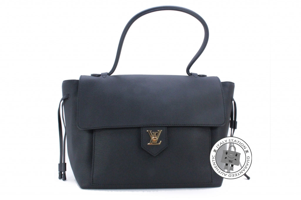 LOUIS VUITTON Louis Vuitton M54008 Fine-grained Calfskin Lockme Noir C | Italystation.com - Shop Now at italystation.com