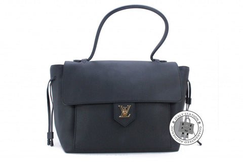 LOUIS VUITTON Louis Vuitton M54008 Fine-grained Calfskin Lockme Noir C | Italystation.com - Shop Now at italystation.com