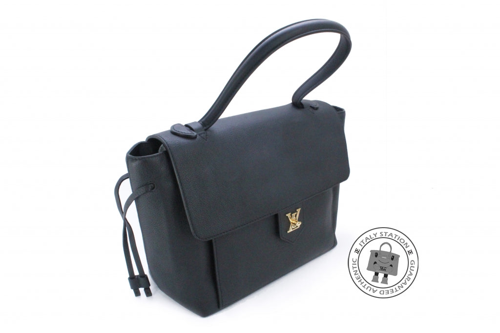 LOUIS VUITTON Louis Vuitton M54008 Fine-grained Calfskin Lockme Noir C | Italystation.com - Shop Now at italystation.com